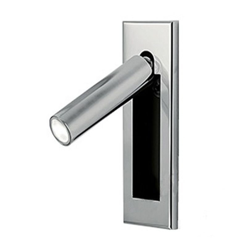 Arisha Modern Rotatable Bedside Sconce, Cylindrical/Square
